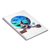 Carnet Méfiez-vous joli sorcier Sloth volant sur Broom Ha (Côté Droit)