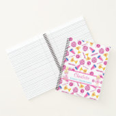 Carnet Mégaphone rose personnalisée (Intérieur)