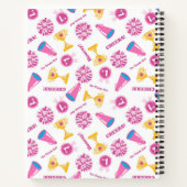 Carnet Mégaphone rose personnalisée (Dos)