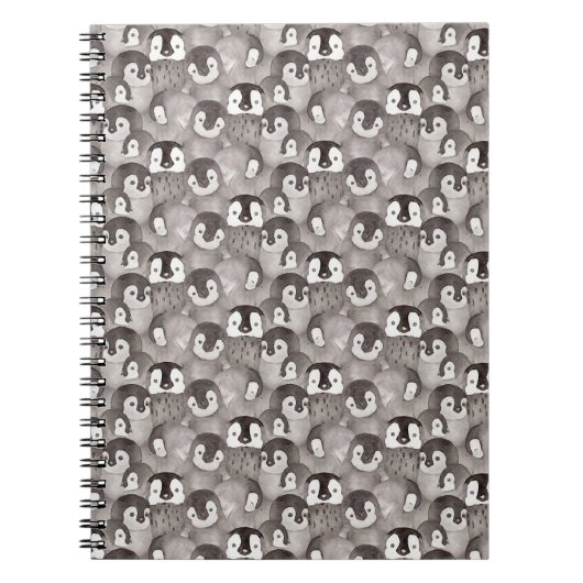 Carnet Meilleur Ami Aquarelle Bébé Pingouin (Devant)