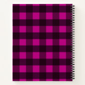 Carnet Meilleur Amitié Cadeau Rose Plaid 6 Photo (Dos)