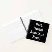 Carnet Meilleur. Assistant dentaire. Jamais. (Intérieur)