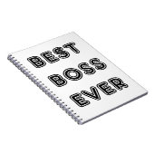 Carnet Meilleur Boss jamais (Côté Droit)