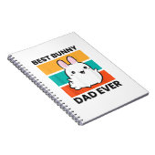 Carnet Meilleur Bunny Papa Jamais Lapin mignon lapin lapi (Côté Droit)