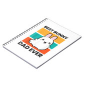 Carnet Meilleur Bunny Papa Jamais Lapin mignon lapin lapi (Côté gauche)