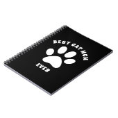 Carnet Meilleur Chat Maman Jour Texte Personnalisé (Côté gauche)