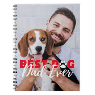Carnet Meilleur Chien Papa Jamais Photos Personnalisées