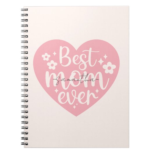 Carnet Meilleur Coeur de maman (Devant)