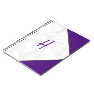 Carnet Meilleur design personnalisé logo marbre blanc