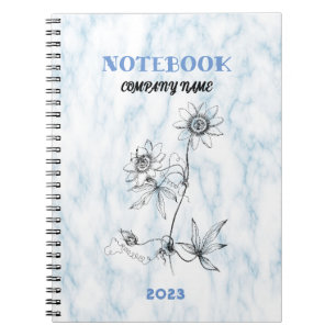 Carnet Meilleur design personnalisé nom marbre blanc