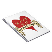 Carnet Meilleur Ed spécial du monde. Professeur (Côté Droit)