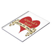 Carnet Meilleur Ed spécial du monde. Professeur (Côté gauche)