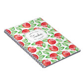 Carnet Meilleur enseignant du monde | Motif Apple personn (Côté Droit)