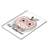 Carnet Meilleur Enseignant jamais Apple Design (Côté gauche)