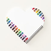 Carnet Meilleur Enseignant Jamais Cadeau Couleur Crayons (Dos)