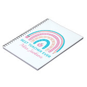 Carnet Meilleur Enseignant jamais - Cadeau d'appréciation (Côté gauche)