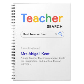 Carnet Meilleur Enseignant jamais moteur de recherche