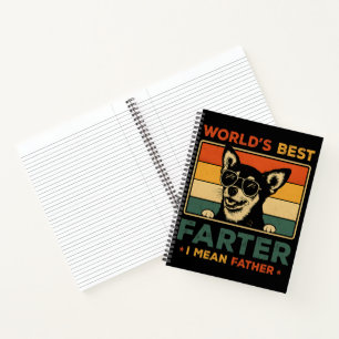 Carnet Meilleur Farter du monde Je veux dire Père Funny P