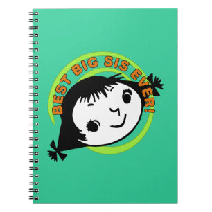 Carnet Meilleur Grand Sis Rétro