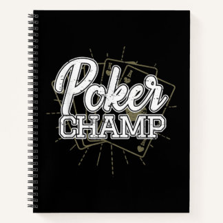 Carnet Meilleur Jeu de cartes de Poker Joueur de Poker