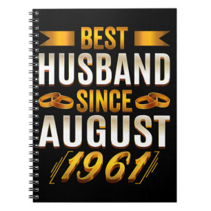 Carnet Meilleur Mari Amusant 59e anniversaire Parents