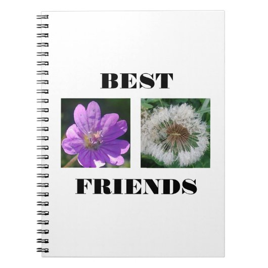 Carnet Meilleur Modèle d'images des amis (Devant)