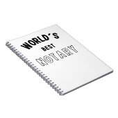 Carnet Meilleur notaire du monde (Côté Droit)