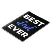 Carnet Meilleur Papa du Monde (Côté gauche)