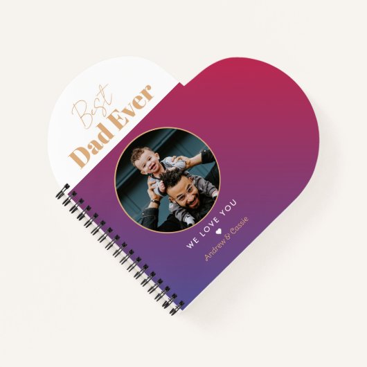 Carnet Meilleur papa du monde (Devant)