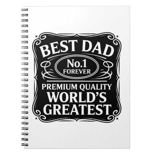 Carnet Meilleur Papa du Monde (Devant)