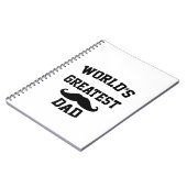 Carnet Meilleur papa du monde (Côté gauche)