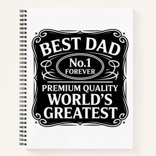 Carnet Meilleur Papa Ever (Devant)