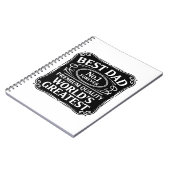 Carnet Meilleur Papa Ever (Côté gauche)