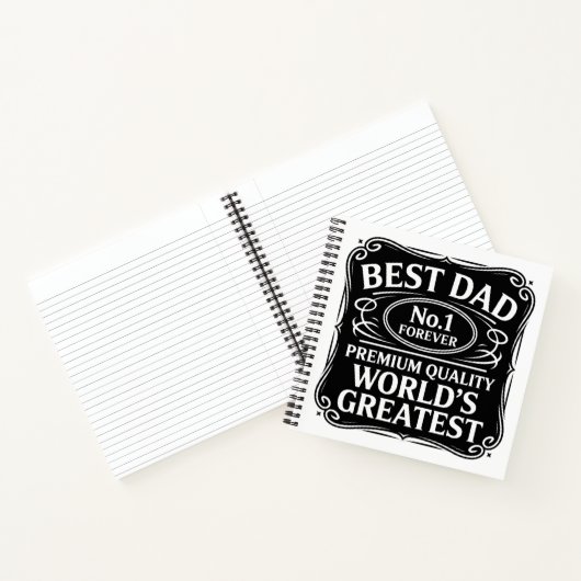 Carnet Meilleur Papa Ever (Intérieur)