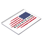 Carnet Meilleur Papa Ever Drapeau Américain (Côté gauche)