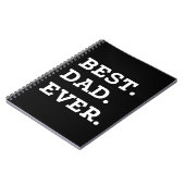 Carnet Meilleur papa jamais (Côté gauche)