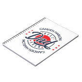 Carnet Meilleur papa jamais nom Golf Progrès (Côté gauche)