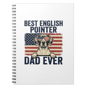 Carnet Meilleur Papa Pointer Anglais de tous les temps Pa