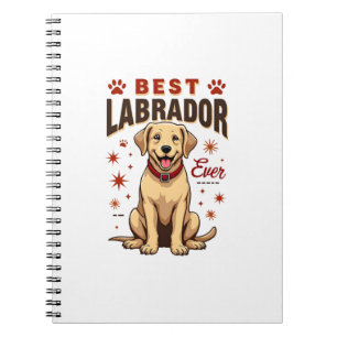 Carnet Meilleur parent Labrador de tous les temps Vintage