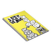 Carnet Meilleur pâtissier de maman décorant gâteau géant (Côté Droit)