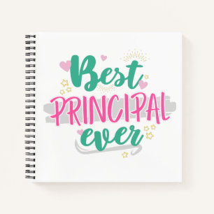 Carnet Meilleur Principal Jamais, Merci Cadeau Principal
