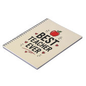 Carnet Meilleur Professeur Ever  (Côté gauche)