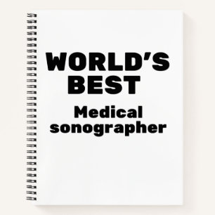Carnet Meilleur sonographe médical