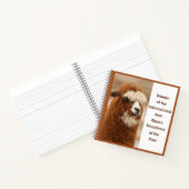 Carnet Meilleur Sourcil Uni d'Alpaca (Intérieur)