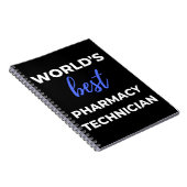 Carnet Meilleur technicien en pharmacie au monde (Côté Droit)
