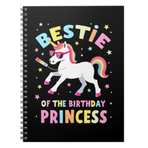 Carnet Meilleure amie de la princesse de l'anniversaire f