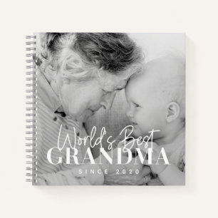 Carnet Meilleure grand-mère du monde depuis 20XX Photo si