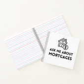 Carnet Meilleure idée de cadeau pour l'agent de prêt hypo (Intérieur)