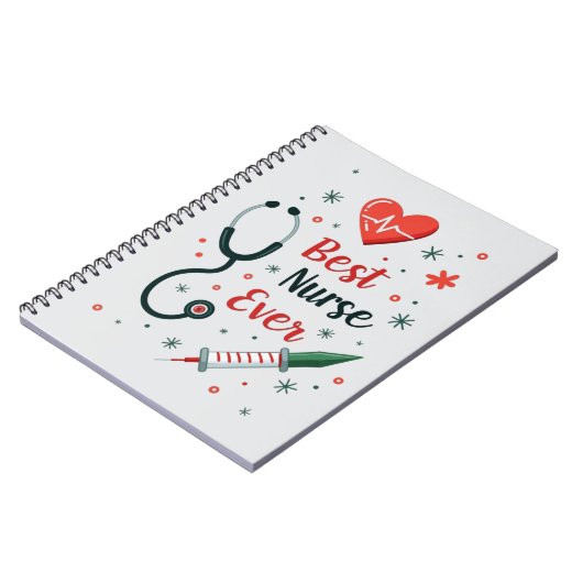 Carnet Meilleure infirmière jamais - Drôle conception (Côté gauche)