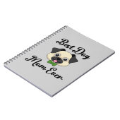 Carnet Meilleure maman de chien jamais (Côté gauche)